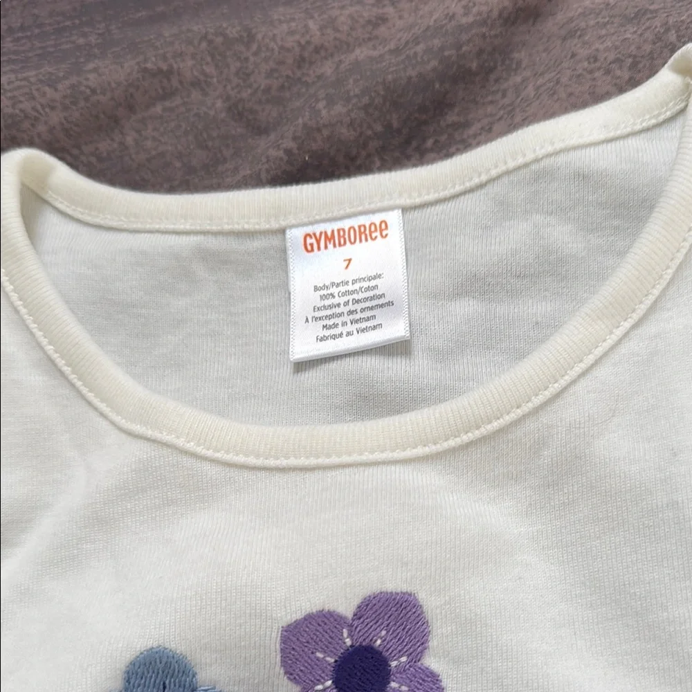 Gymboree White and Purple Kids Cardigan and Shirt Set Size 7 Excellent condition - Picture 7 of 7